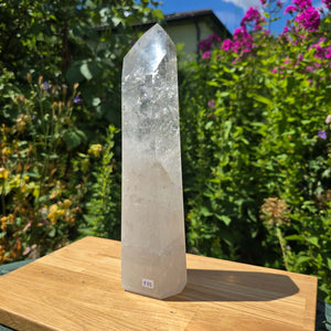 Bergkristall, Quarz, Obelisk geschliffen - 29x9x6 cm - Nr 101