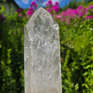 Bergkristall, Quarz, Obelisk geschliffen - 29x9x6 cm - Nr 101