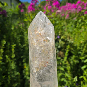 Bergkristall, Quarz, Obelisk geschliffen - 29x6x4 cm - Nr 105