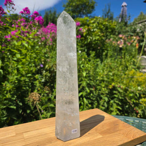 Bergkristall, Quarz, Obelisk geschliffen - 29x6x5 cm - Nr 108