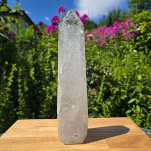 Bergkristall, Quarz, Obelisk geschliffen - 30x7x6 cm - Nr 109