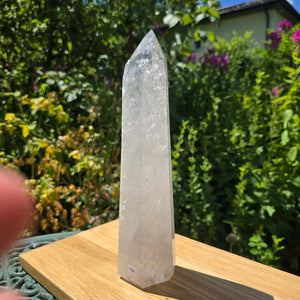Bergkristall, Quarz, Obelisk geschliffen - 30x7x6 cm - Nr 109