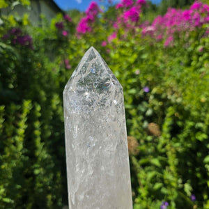 Bergkristall, Quarz, Obelisk geschliffen - 30x7x6 cm - Nr 109
