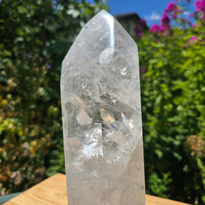 Bergkristall, Quarz, Obelisk geschliffen - 25x8x8 cm - Nr 115