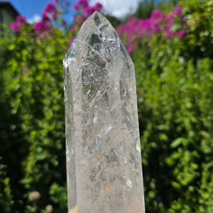 Bergkristall, Quarz, Obelisk geschliffen - 25x7x6 cm - Nr 129