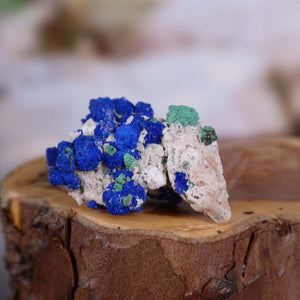 Azurit Malachit - natürlicher Rohstein - 4x3x2cm - Nr. 12