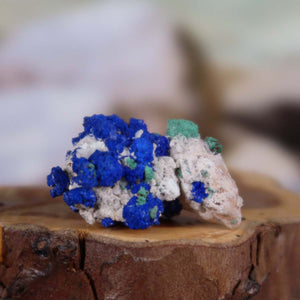 Azurit Malachit - natürlicher Rohstein - 4x3x2cm - Nr. 12