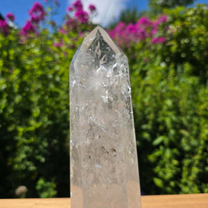 Bergkristall, Quarz, Obelisk geschliffen - 22x7x6 cm - Nr 130