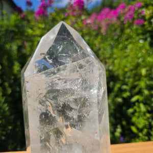 Bergkristall, Quarz, Obelisk geschliffen - 22x11x6 cm - Nr 132