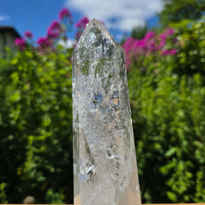 Bergkristall, Quarz, Obelisk geschliffen - 21x6x5 cm - Nr 137