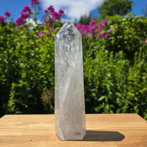 Bergkristall, Quarz, Obelisk geschliffen - 20x6x4 cm - Nr 141