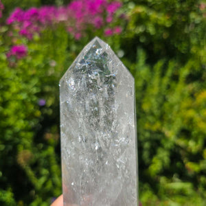 Bergkristall, Quarz, Obelisk geschliffen - 20x6x4 cm - Nr 141