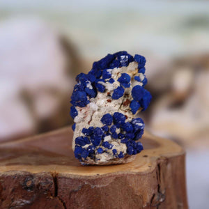 Azurit Malachit - natürlicher Rohstein - 4x4x3cm - Nr. 14