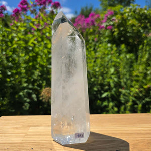 Bergkristall, Quarz, Obelisk geschliffen - 20x6x6 cm - Nr 185