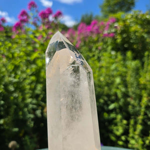 Bergkristall, Quarz, Obelisk geschliffen - 20x6x6 cm - Nr 185
