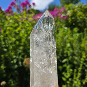 Bergkristall, Quarz, Obelisk geschliffen - 22x6x5 cm - Nr 197