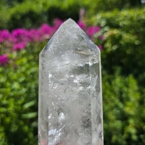 Bergkristall, Quarz, Obelisk geschliffen - 17x6x4 cm - Nr 199