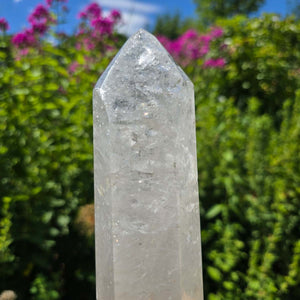 Bergkristall, Quarz, Obelisk geschliffen - 24x6x5 cm - Nr 201