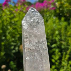 Bergkristall, Quarz, Obelisk geschliffen - 22x6x5 cm - Nr 206