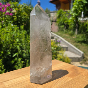 Bergkristall, Quarz, Obelisk geschliffen - 21x8x5 cm - Nr 207