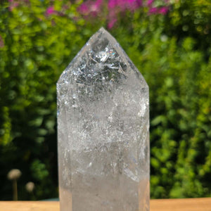 Bergkristall, Quarz, Obelisk geschliffen - 21x7x7 cm - Nr 210