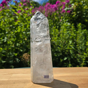 Bergkristall, Quarz, Obelisk geschliffen - 19x6x4 cm - Nr 212