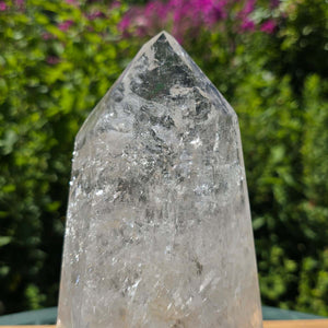 Bergkristall, Quarz, Obelisk geschliffen - 20x11x5 cm - Nr 213