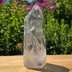 Bergkristall, Quarz, Obelisk geschliffen - 20x8x6 cm - Nr 220