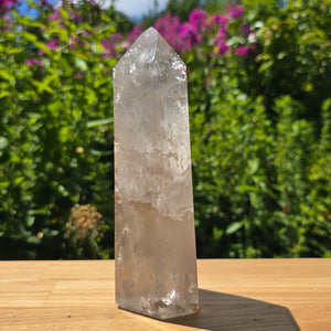 Bergkristall, Quarz, Obelisk geschliffen - 19x7x6 cm - Nr 231