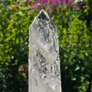 Bergkristall, Quarz, Obelisk geschliffen - 20x7x4 cm - Nr 238