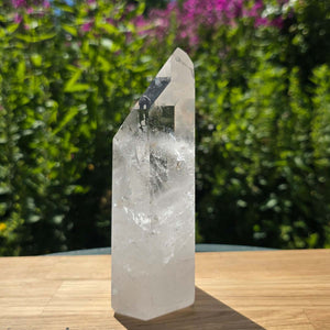 Bergkristall, Quarz, Obelisk geschliffen - 16x7x5 cm - Nr 240