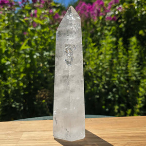 Bergkristall, Quarz, Obelisk geschliffen - 20x6x5 cm - Nr 245