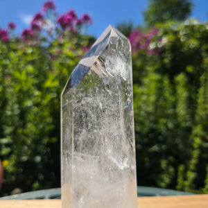 Bergkristall, Quarz, Obelisk geschliffen - 18x6x4 cm - Nr 247