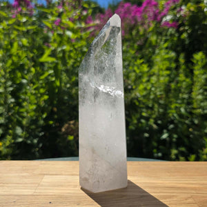 Bergkristall, Quarz, Obelisk geschliffen - 18x7x5 cm - Nr 248