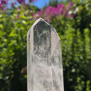Bergkristall, Quarz, Obelisk geschliffen - 18x7x5 cm - Nr 248