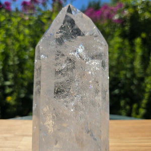 Bergkristall, Quarz, Obelisk geschliffen - 17x8x6 cm - Nr 252
