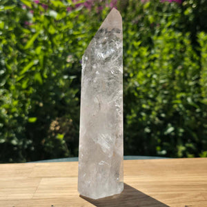 Bergkristall, Quarz, Obelisk geschliffen - 18x6x4 cm - Nr 253