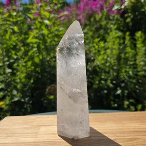 Bergkristall, Quarz, Obelisk geschliffen - 17x6x5 cm - Nr 254