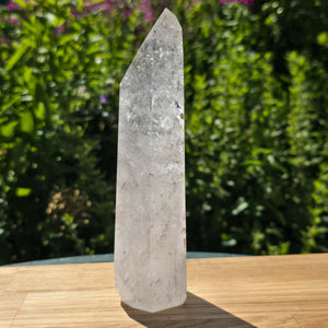Bergkristall, Quarz, Obelisk geschliffen - 18x5x4 cm - Nr 256