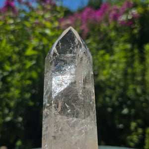Bergkristall, Quarz, Obelisk geschliffen - 18x6x5 cm - Nr 259