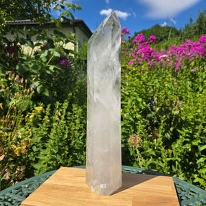 Bergkristall, Quarz, Obelisk geschliffen - 44x9x9 cm - Nr 25