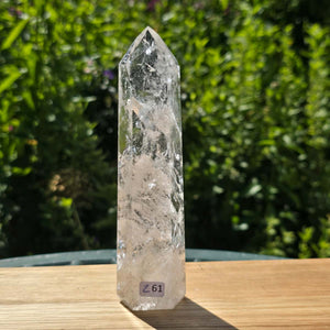 Bergkristall, Quarz, Obelisk geschliffen - 15x4x3 cm - Nr 261