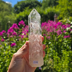 Bergkristall, Quarz, Obelisk geschliffen - 15x4x3 cm - Nr 261
