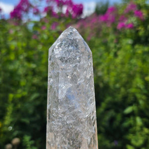 Bergkristall, Quarz, Obelisk geschliffen - 16x5x3 cm - Nr 262