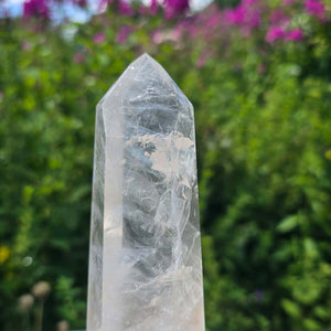 Bergkristall, Quarz, Obelisk geschliffen - 16x5x5 cm - Nr 263
