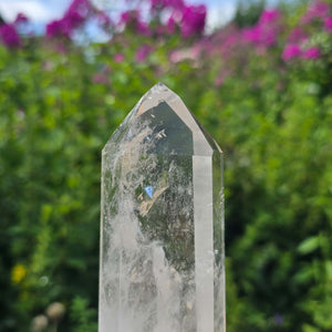 Bergkristall, Quarz, Obelisk geschliffen - 16x5x3 cm - Nr 264