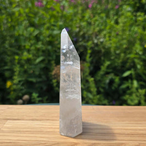 Bergkristall, Quarz, Obelisk geschliffen - 12x5x3 cm - Nr 265