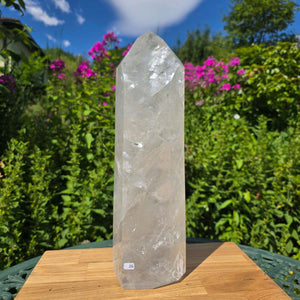 Bergkristall, Quarz, Obelisk geschliffen - 35x11x9 cm - Nr 26