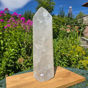 Bergkristall, Quarz, Obelisk geschliffen - 35x11x9 cm - Nr 26