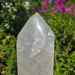 Bergkristall, Quarz, Obelisk geschliffen - 35x11x9 cm - Nr 26